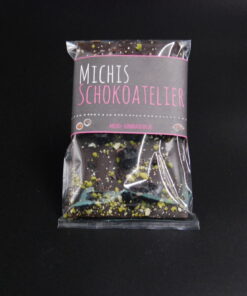 Maracaibo-Schokolade (65% Kakaoanteil) mit Kirschen & Nussmischung
