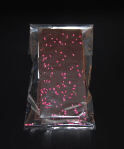 Bolivia-Bruch (78% Kakaoanteil) mit kristallisierten Rosenblüten, 50g