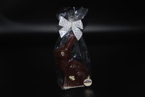 Nostalgie Hase aus Zartbitterschokolade Verpackt
