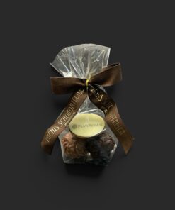 Tütchen gefüllt mit 3 Pralinen (1 Logo - 2 andere)
