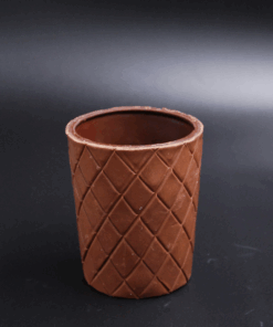Ebbelwoi-Glas (Geripptes) aus Schokolade