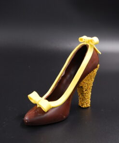 Pumps aus Zartbitter-Schokolade (65% Kakaoanteil)