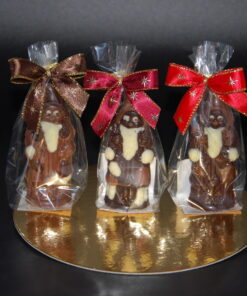 Schokoladen-Nikolaus mit Kindern