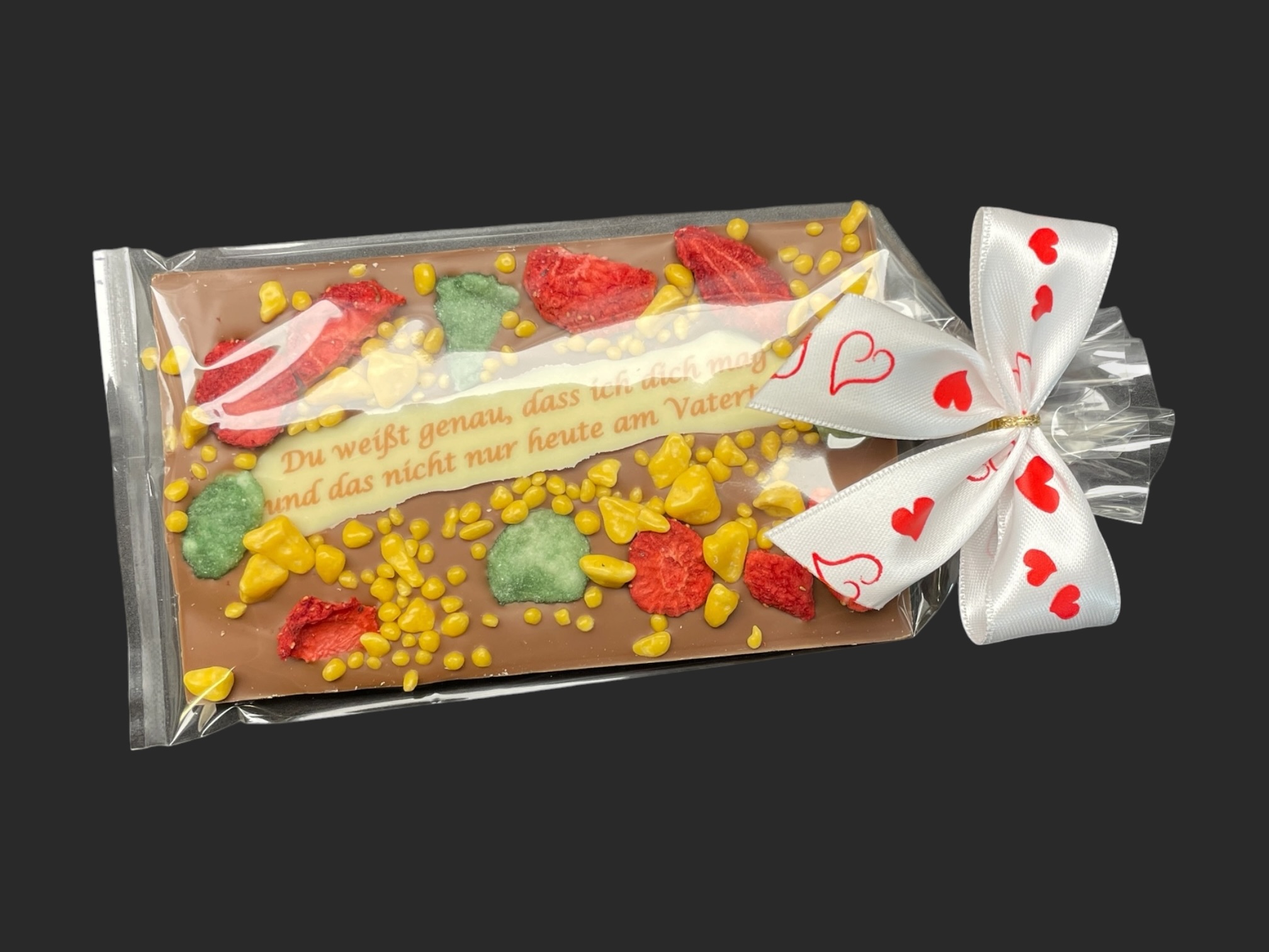 SMS-Tafel "zum Vatertag" aus Costa Rica-Schokolade (40% Kakaoanteil) 85g – Bild 4