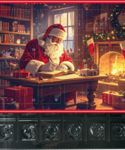 Adventskalender Nikolaus mit handgemachten Pralinen