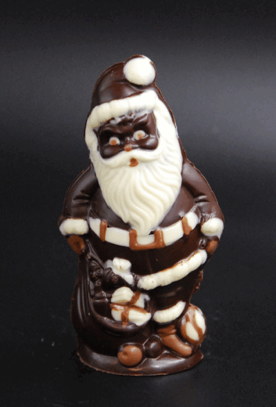 Nikolaus Vegan aus Choba Choba Schokolade, handbemalt
