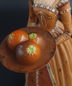 Orangenpraline mit Hülle aus Zartbitter-Schokolade