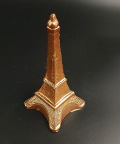 Eiffelturm aus Zartbitter-Schokolade mit Bronze-Pulver