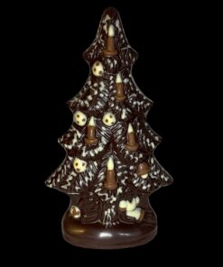 Großer Tannenbaum aus Schokolade handbemalt