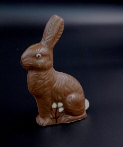 Nostalgischer Osterhase aus Vollmilch-Schokolade (40% Kakaoanteil), 70g