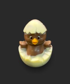 Küken im Ei aus Vollmilch-Schokolade (40% Kakaoanteil) 35g