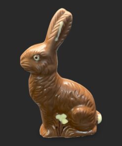 Nostalgischer Osterhase aus 47% Mandel-Schokolade (vegan) 100g